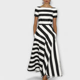 Janell - Pruge Maxi Obleka