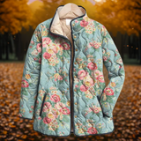 Carys - Retro cvetlična jakna 