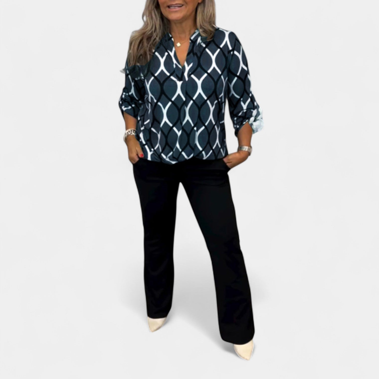 Petra – Bluza z grafičnimi vzorci