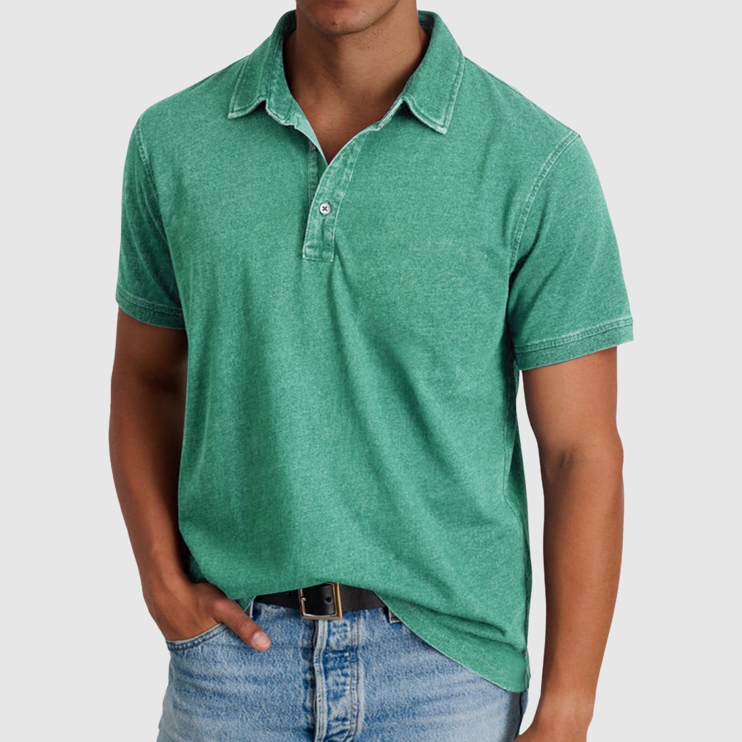 Libuše – Vintage polo majice z gumbno zanko