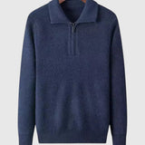 Libuše - Kašmírni pulover s četrtinskim zadrgo Gstaad