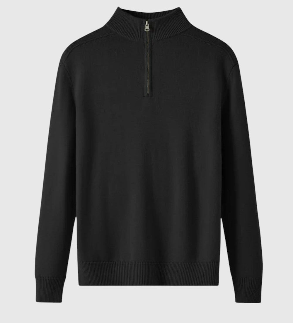 Libuše - Pulover z zadrgo iz merino volne Capri