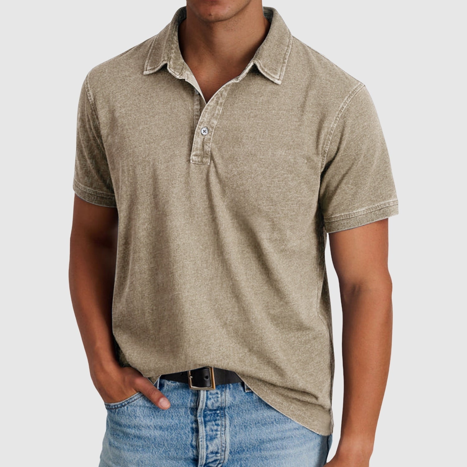 Libuše – Vintage polo majice z gumbno zanko