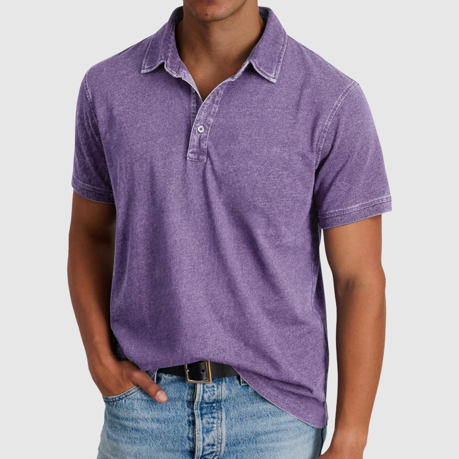 Libuše – Vintage polo majice z gumbno zanko