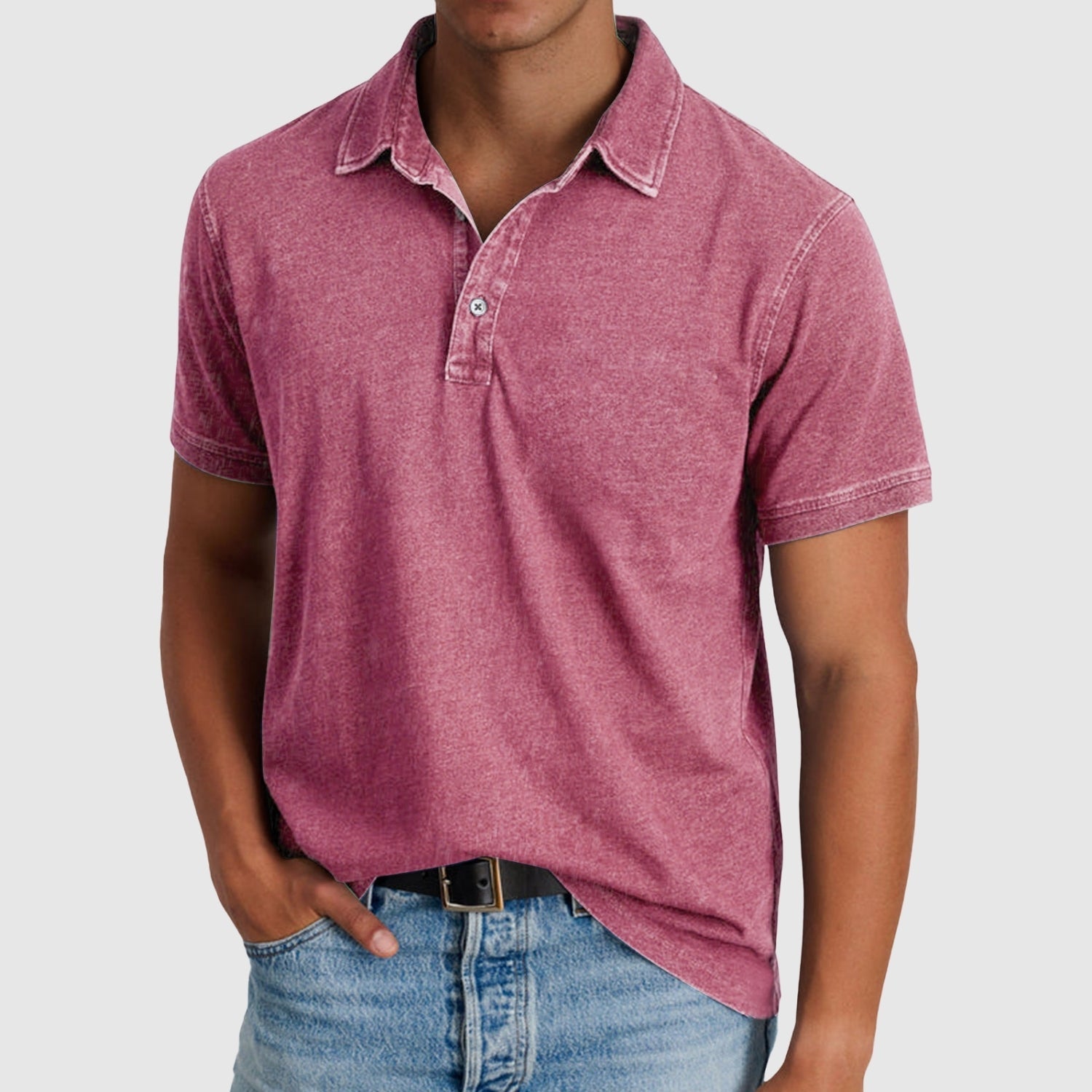 Libuše – Vintage polo majice z gumbno zanko