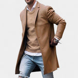 Daniel – Eleganten moški plašč s klapo