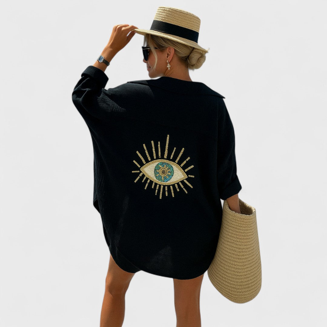 Irena - Casual Bluza v stilu Ibiza