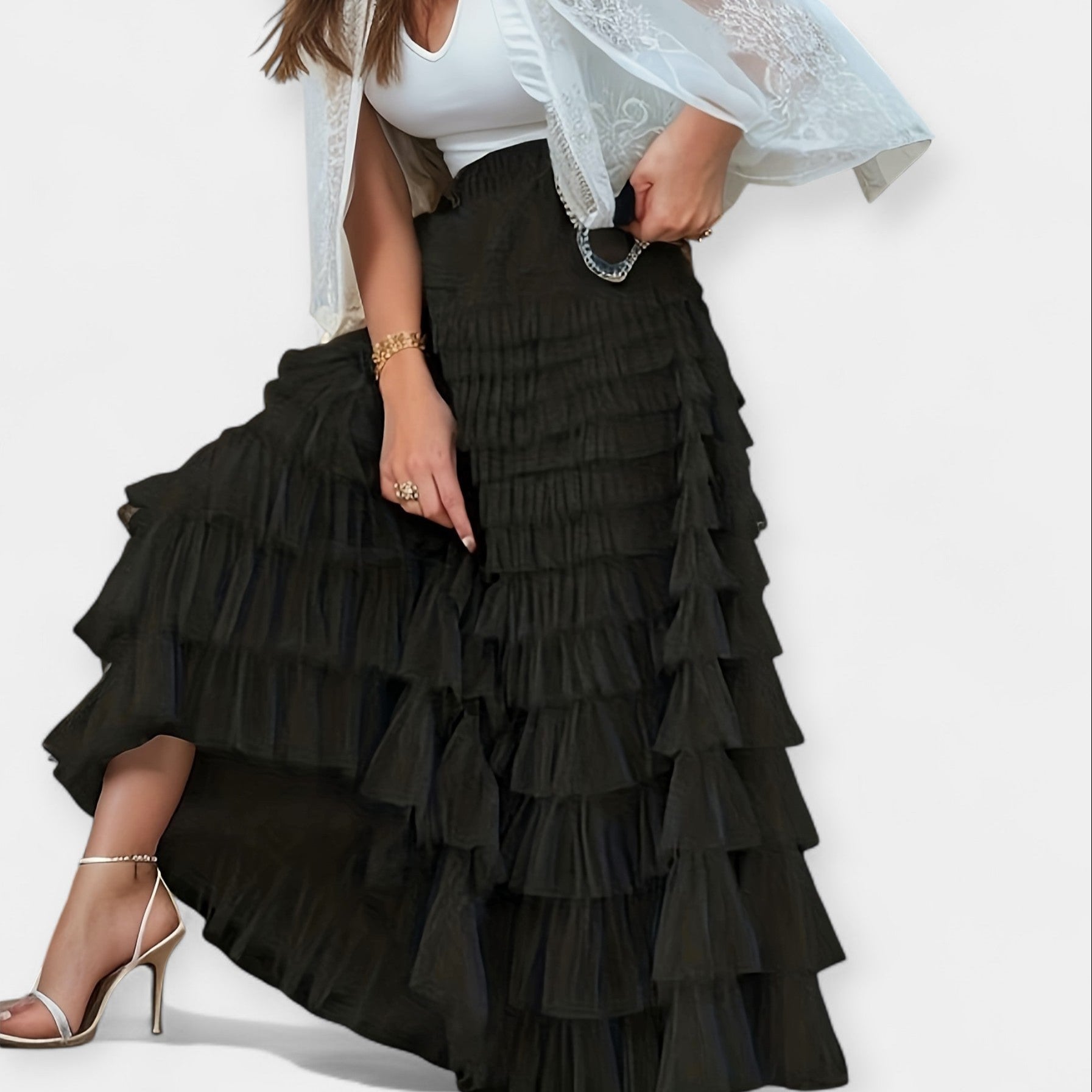 Kristýna - Eleganten Krilo s Tila Dekorativnim Detajlom
