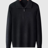 Libuše - Kašmírni pulover s četrtinskim zadrgo Gstaad