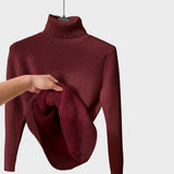 Kaja - Mehka Pulover z Turtleneck Ovratnikom