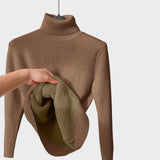 Kaja - Mehka Pulover z Turtleneck Ovratnikom