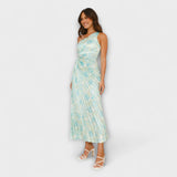 Sienna - Elegantne Maxi Obleke z Izrezom