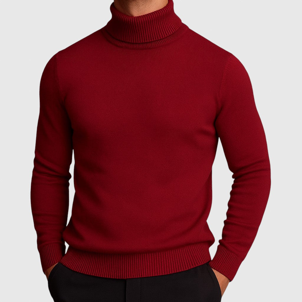 ARLO - Pulover iz merino volne z visokim ovratnikom