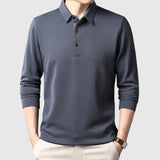 Libuše - Elegantna moška polo majica z dolgimi rokavi