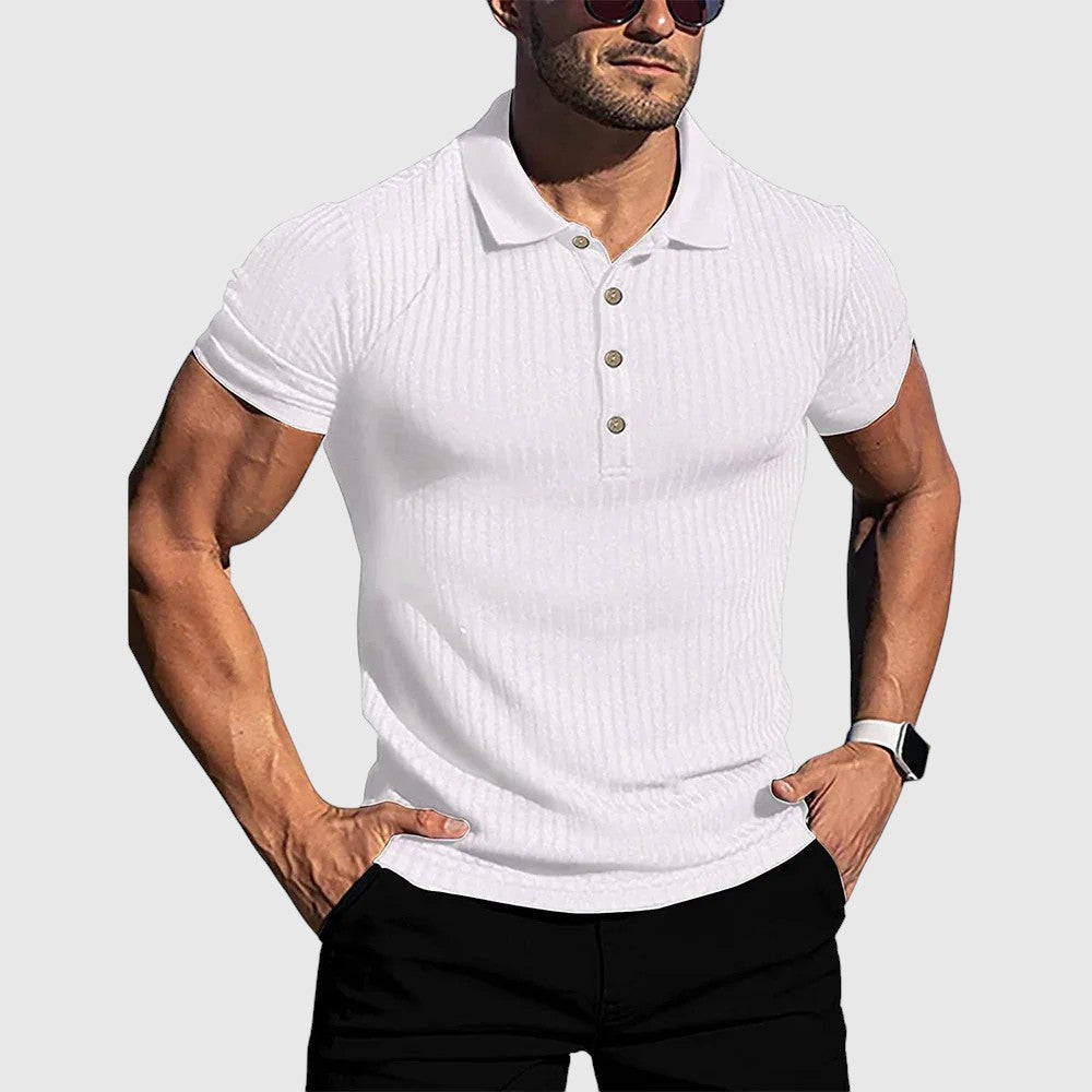 Libuše - Elegantna prugasta polo majica