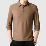 Libuše - Elegantna moška polo majica z dolgimi rokavi