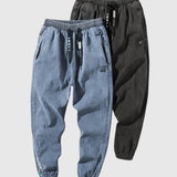 Elegantne jeans jogger hlače