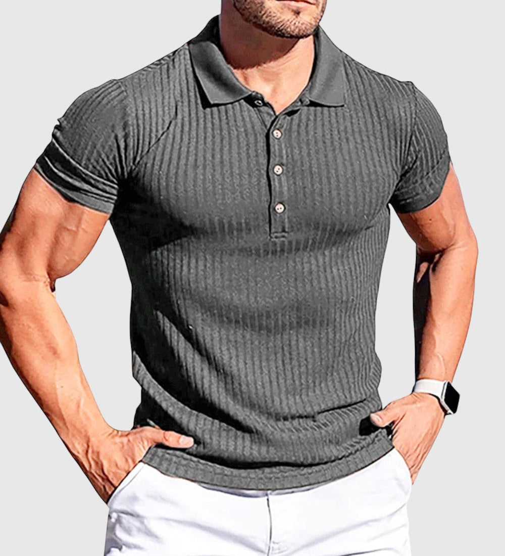 Libuše - Elegantna prugasta polo majica