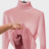 Kaja - Mehka Pulover z Turtleneck Ovratnikom