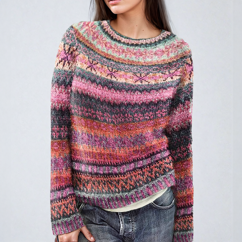 Ana | Klasični pulover Fair Isle