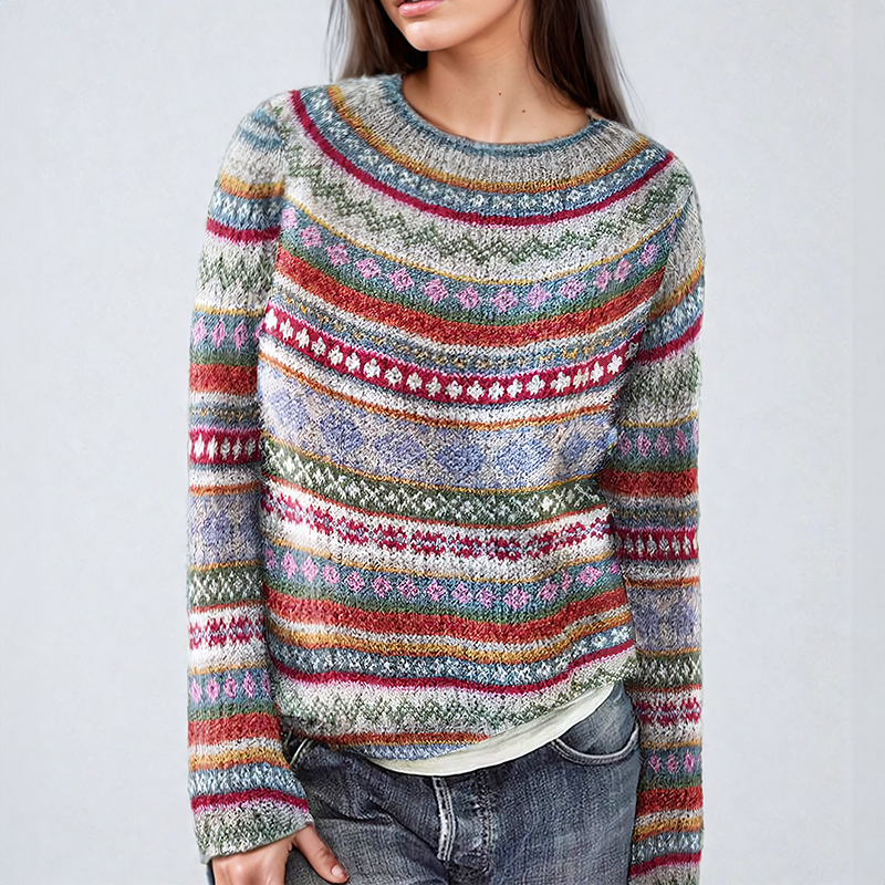 Ana | Klasični pulover Fair Isle