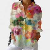 Nika – Poletna bluzica z živahnim potiskom