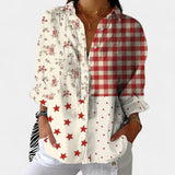 Nika – Poletna bluzica z živahnim potiskom