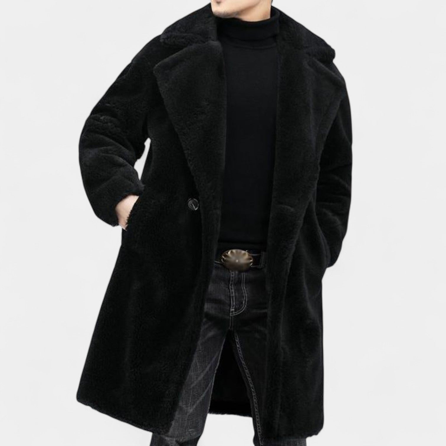 Patrik – Zimski teddy plašč s klapo