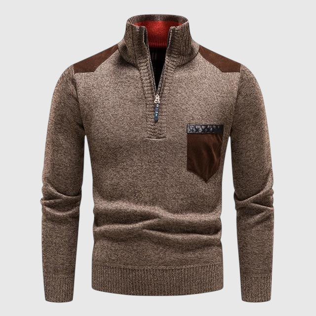 Libuše - Pulover iz volne z zadrgo